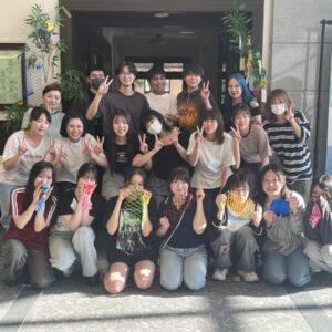 言語聴覚科２年生　こども科さんと七夕飾りをつくりました🎋