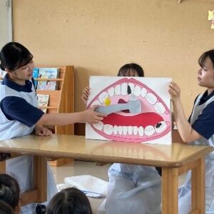 歯科衛生科２年生　幼稚園・保育園実習